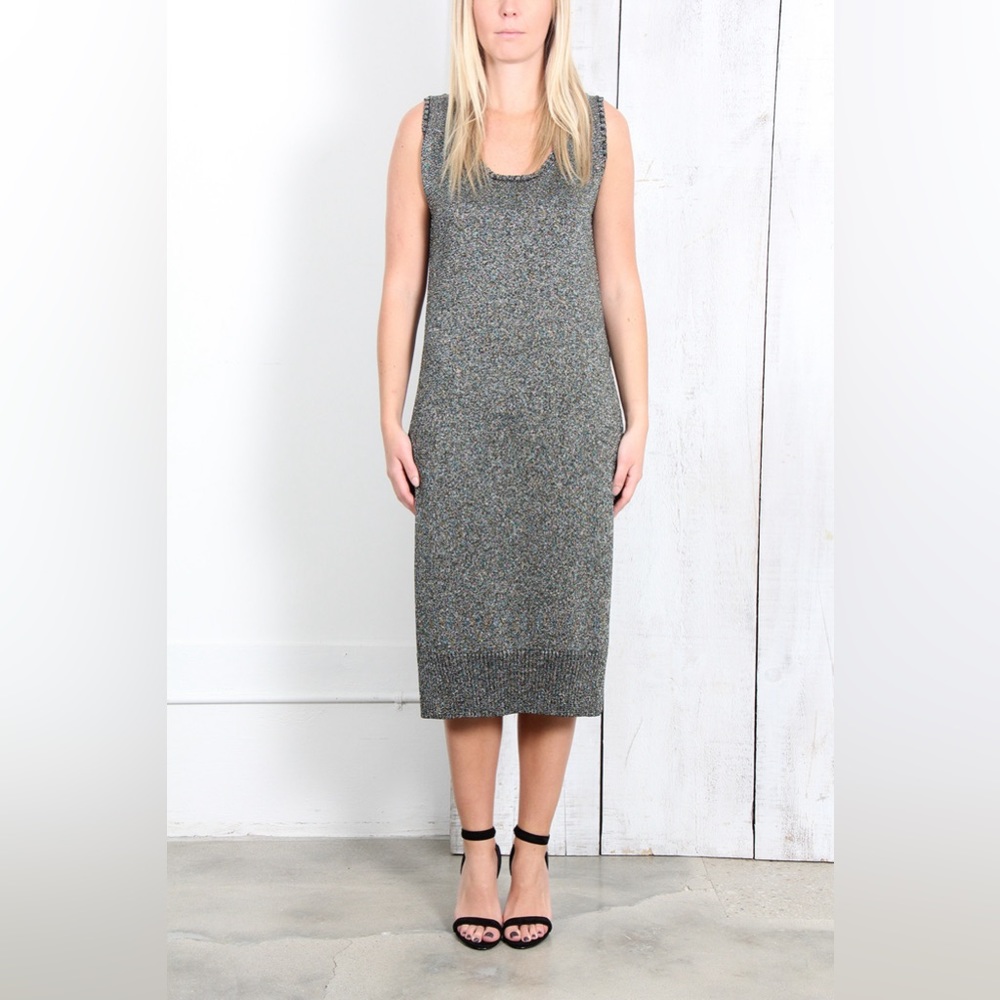 Rachel Comey silver knit midi dress